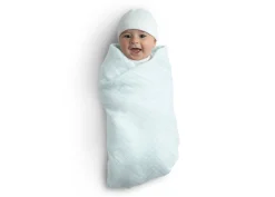 100% Cotton Muslin Baby Receiving Blankets - 4 Pack