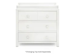 3 Drawer Dresser with Interlocking Drawers