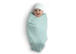 100% Organic Jersey Cotton Baby Receiving Blankets - 2 Pack