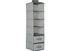 6 Shelf Storage with 2 Drawers