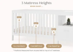 Alice 5-in-1 Convertible Crib and Changer