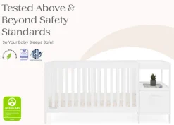 Alice 5-in-1 Convertible Crib and Changer