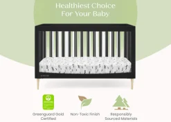 Austin Acrylic 4-in-1 Convertible Crib