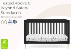 Austin Acrylic 4-in-1 Convertible Crib