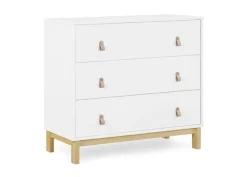 babyGap Legacy 3 Drawer Dresser with Leather Pulls and Interlocking Drawers