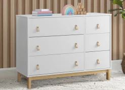 babyGap Legacy 6 Drawer Dresser with Leather Pulls and Interlocking Drawers
