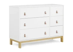babyGap Legacy 6 Drawer Dresser with Leather Pulls and Interlocking Drawers