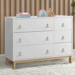 babyGap Legacy 6 Drawer Dresser with Leather Pulls and Interlocking Drawers