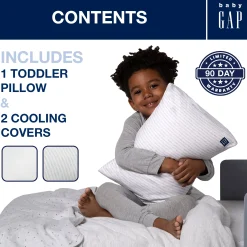 babyGap Toddler Pillow with 2 Cooling Covers