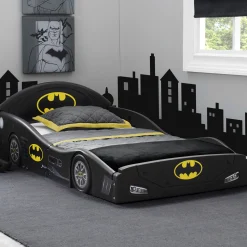 Batman Batmobile Plastic Sleep and Play Toddler Bed