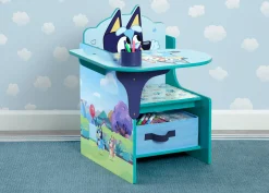 Bluey Chair Desk with Storage Bin