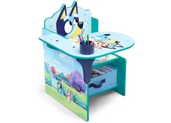 Bluey Chair Desk with Storage Bin