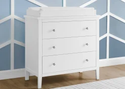 Campbell 3 Drawer Dresser with Interlocking Drawers