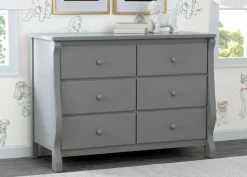 Canton / Eclipse 6 Drawer Dresser with Interlocking Drawers