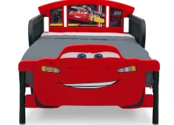 Cars 3D-Footboard Toddler Bed