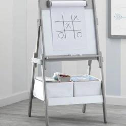 Classic Kids Whiteboard/Dry Erase Easel with Paper Roll and Storage