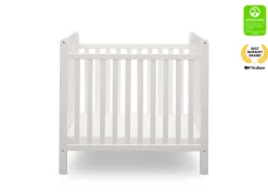 Classic Mini Crib with 2.75-inch Mattress - Convertible to Twin Bed