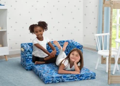 Cozee Flip-Out Sofa - 2-in-1 Convertible Sofa to Lounger for Kids