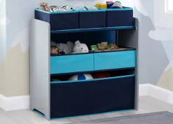 Design and Store 6 Bin Toy Organizer