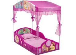 Disney Princess Plastic Sleep and Play Toddler Bed with Canopy by Delta Children