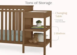 Ellie 5-in-1 Convertible Crib and Changer