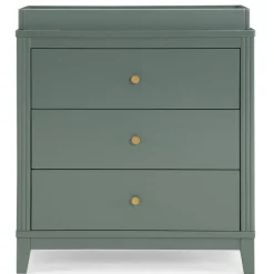 Eloise 3 Drawer Dresser with Changing Top and Interlocking Drawers