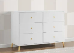 Essex 6 Drawer Dresser with Interlocking Drawers
