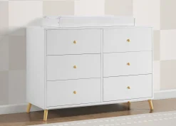 Essex 6 Drawer Dresser with Interlocking Drawers