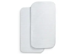 Fitted Bassinet Sheet Set, 2-Pack - Compatible with the Following Delta Children Bassinet: 25575