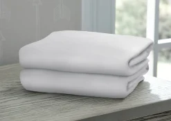 Fitted Crib Sheets - 2 Pack, White