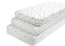 Fitted Crib Sheets - 3 Pack