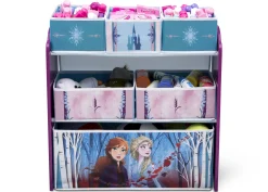 Frozen II Design and Store 6 Bin Toy Organizer