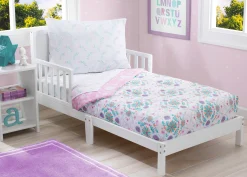 Girls 4-Piece Toddler Bedding Set