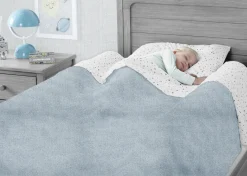 Inflatable Bed Rails for Toddlers & Kids with Foot Pump (2 Pack)