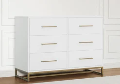 Jade 6 Drawer Dresser with Interlocking Drawers