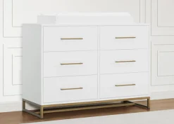 Jade 6 Drawer Dresser with Interlocking Drawers