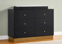 James 6 Drawer Dresser with Interlocking Drawers