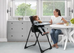Jeep Classic Convertible 2-in-1 High Chair for Babies and Toddlers with Adjustable Height, Recline & Footrest