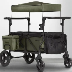 Jeep Wrangler Deluxe Stroller Wagon with Cooler Bag