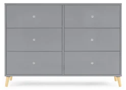 Jordan 6 Drawer Dresser with Interlocking Drawers