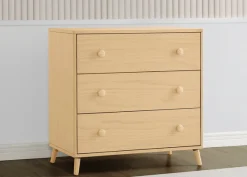 Jordan 3 Drawer Dresser with Interlocking Drawers
