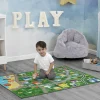 Large Road Map Activity Rug for Girls and Boys - 54-inch L x 39-inch W