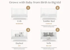 Lily 4-in-1 Convertible Crib