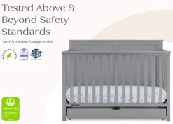 Logan 6-in-1 Convertible Crib with Underdrawer