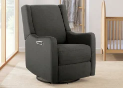 Mercer Electronic Power Recliner and Swivel Glider with USB-A and Type-C Ports in Stain-Resistant Performance Fabric