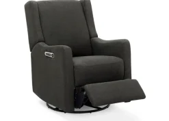 Mercer Electronic Power Recliner and Swivel Glider with USB-A and Type-C Ports in Stain-Resistant Performance Fabric