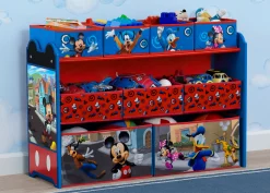 Mickey Mouse Deluxe 9 Bin Design and Store Toy Organizer