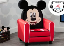 Mickey Mouse Figural Upholstered Kids Chair