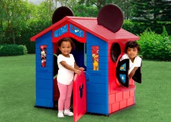 Mickey Mouse Plastic Indoor/Outdoor Playhouse with Easy Assembly