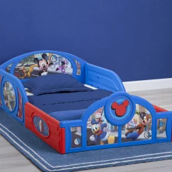 Mickey Mouse Plastic Sleep and Play Toddler Bed